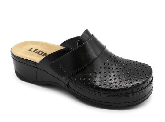 Dámská zdravotní obuv Leons Spring - Černá