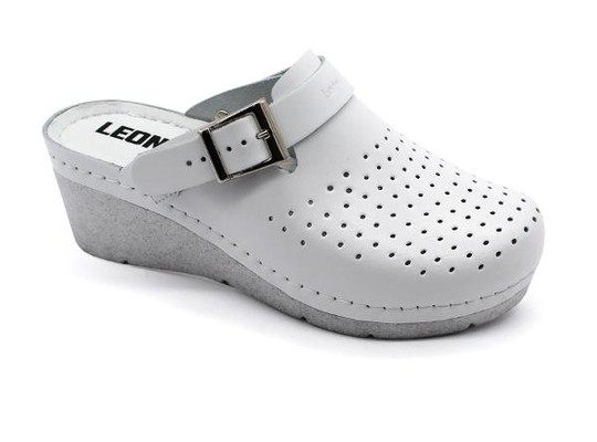 Dámská zdravotní obuv Leons Nora - Bílá