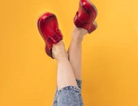Zdravotní obuv Tina - Červená