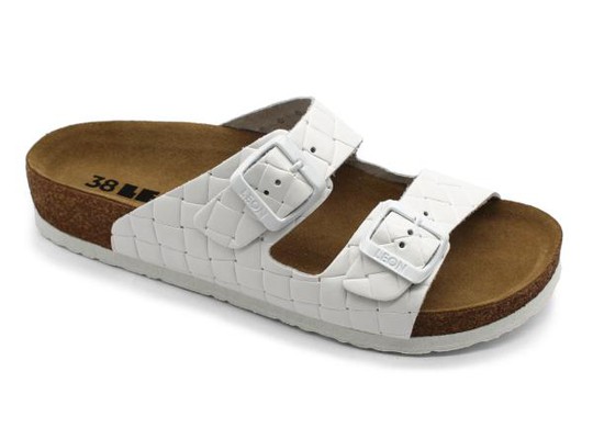 Dámská zdravotní obuv Leons Sport - Bílá-kostka