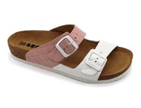 Dámská zdravotní  obuv Leons Sport - Růžovo-bílá