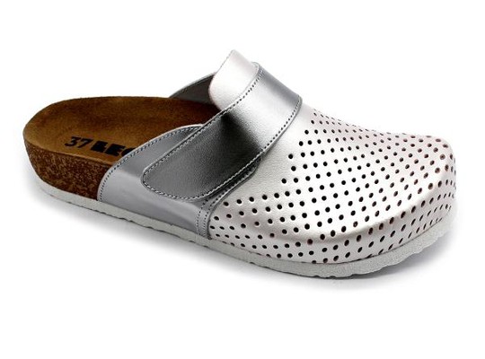 Dámská zdravotní obuv Leons Mili - Perla-stříbrná