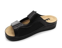 Zdravotní obuv na halluxy  Leons Adri - Černá