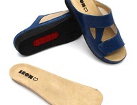 Zdravotní obuv na halluxy  Leons Adri - Modrá