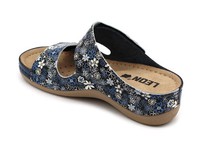 Dámská zdravotní obuv Leons Sena - Modrý květ