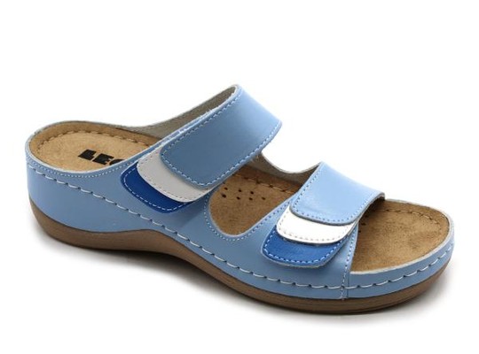 Dámská zdravotní obuv Leons Sena - Světle modrá