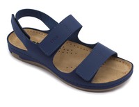 Zdravotní obuv sandály Leons Alex - Modrá