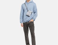 McQ Alexander McQueen crossbody taška - Šedá