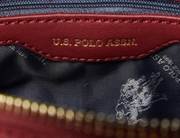 US Polo Assn. kabelka crossbody - Tmavě červená