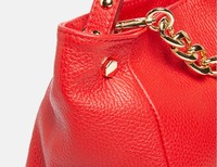 Mia Tomazzi dámská kožená kabelka - Červená