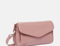 Pia Sassi kožená kabelka - Růžová