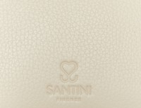 Santini Firenze kožená kabelka - Bílá