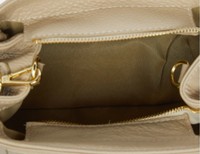 Santini Firenze kožená taška kabelka - Bílá