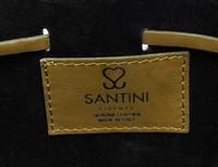 Santini Firenze kožená taška - Khaki