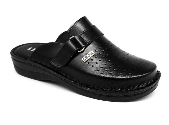 Pánská zdravotní obuv Leons Rolo - Černá