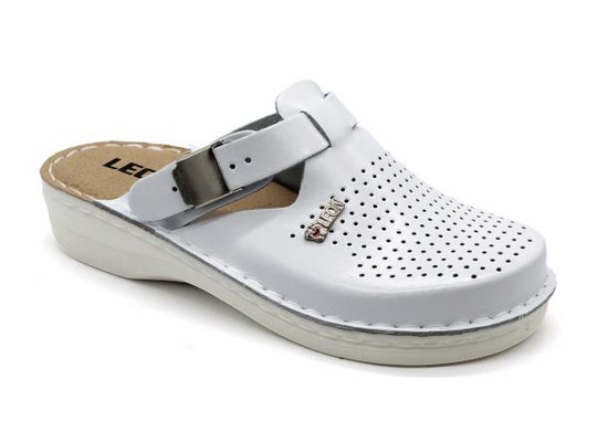 Dámská zdravotní obuv Leons Soft - Bílá