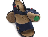 Dámské zdravotní sandály Leons Bibi New - Modrá