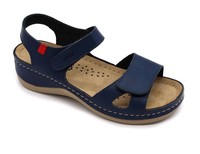 Dámské zdravotní sandály Leons Bibi New - Modrá