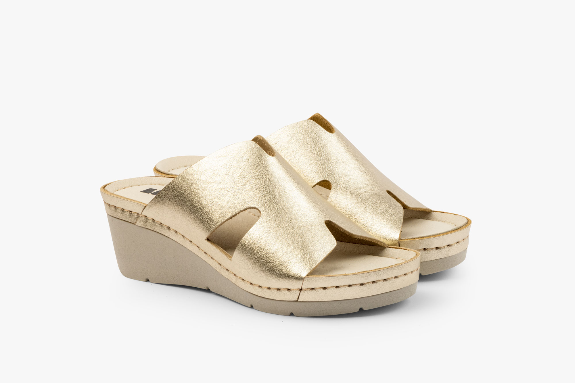 Dámská zdravotní obuv  Leons Ella - Zlatá