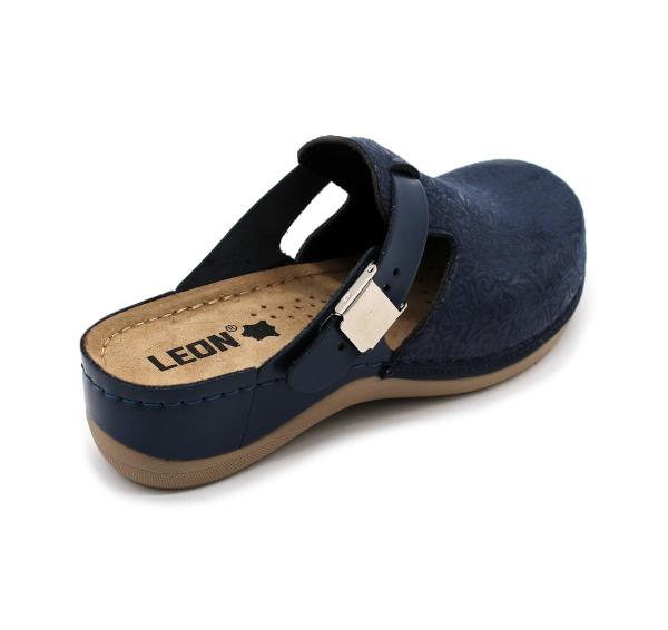 Strečová zdravotní obuv Leons Belaflex - Modrá