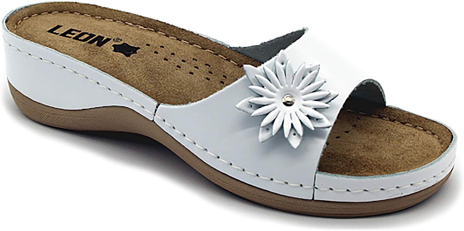 Dámská zdravotní obuv Leons Lotus - Bílá