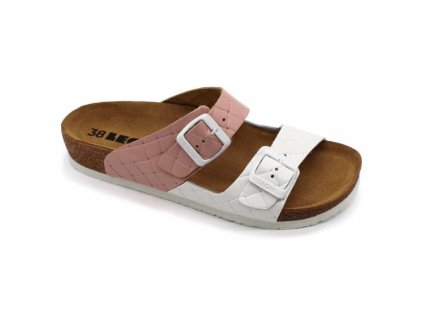 Dámská zdravotní  obuv Leons Sport - Růžovo-bílá
