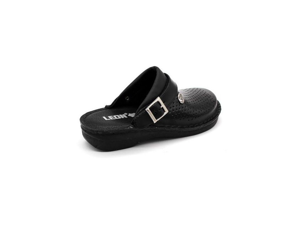 Unisex zdravotní obuv Leons Medica - Černá