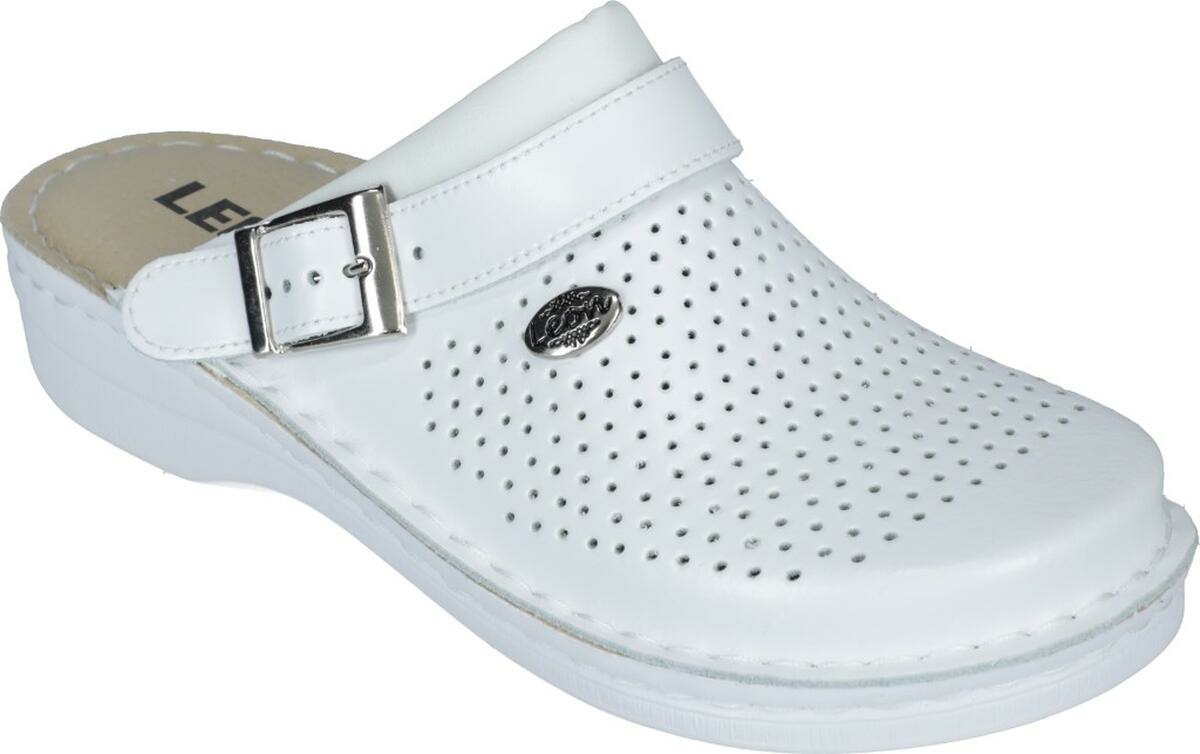 Unisex zdravotní obuv Leons Medica - Bílá