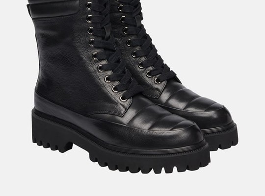 Di Nuovo lace-up boots - Černá