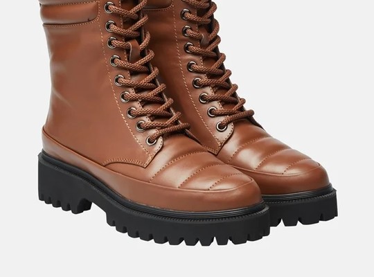 Di Nuovo lace-up boots - Hnědá