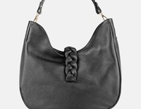 Anna Morellini Leather handbag - Černá