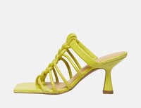 Di Nuovo sandály na podpatku - Neonově zelená
