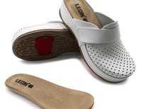 Dámská zdravotní obuv Leons Spring - Bílá
