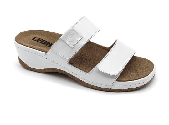 Dámská zdravotní obuv Leons Betty - Bílá