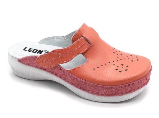 Dámská zdravotní obuv Leons Step - Korál