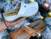 Zdravotní obuv na halluxy  Leons Comfy - Hnědá