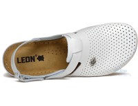 Dámské zdravotní sandály Leons Lyra - Bílá