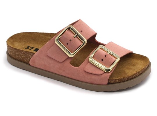 Dámská zdravotní obuv Leons Sport Velur - Rose