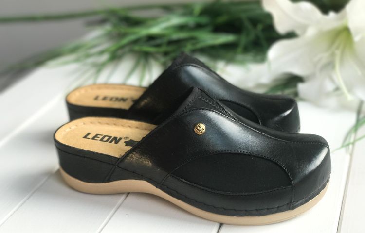 Zdravotní obuv na halluxy Leons Comfy - Černá