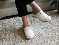Zdravotní obuv na halluxy  Leons Comfy - Bílá