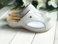 Zdravotní obuv na halluxy  Leons Comfy - Bílá