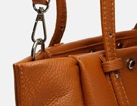 Santini Firenze kožená kabelka shopper - Cognac