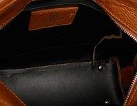 Santini Firenze kožená kabelka shopper - Cognac