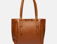 Santini Firenze kožená kabelka shopper - Cognac