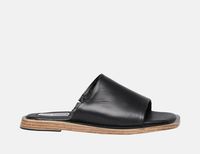 Steve Madden kožené pantofle - Černá
