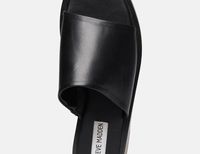 Steve Madden kožené pantofle - Černá