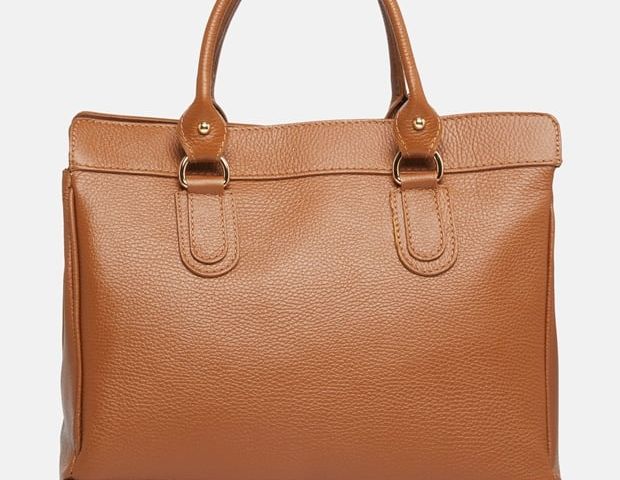 Roberta M kožená kabelka - Cognac