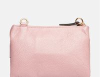 US Polo Assn. kožená kabelka messenger - Růžová