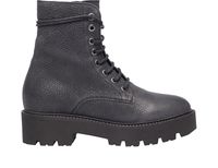 Mirror lace-up boots - Černá