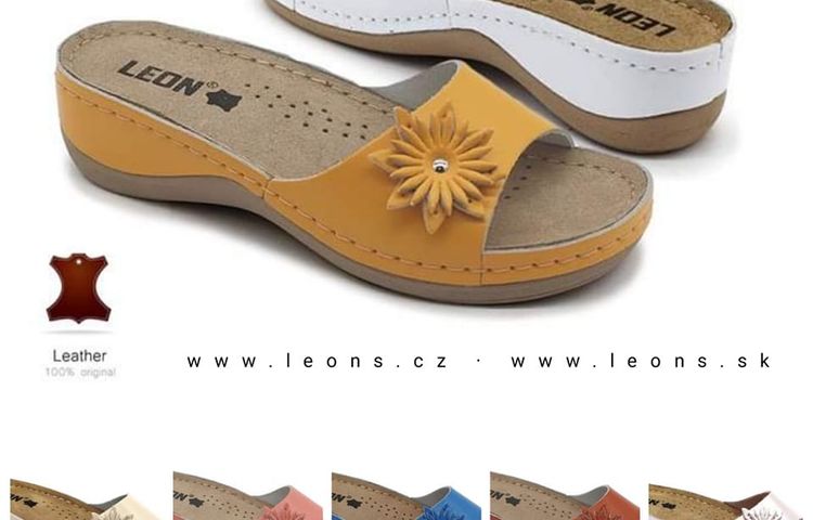 Dámská zdravotní obuv Leons Lotus - Bílá
